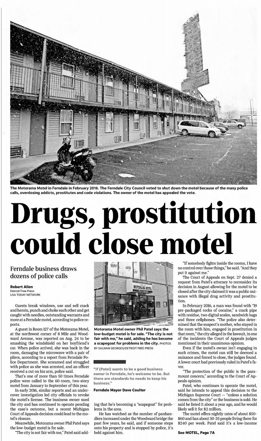 Motorama Motel - Oct 12 2018 Article (newer photo)